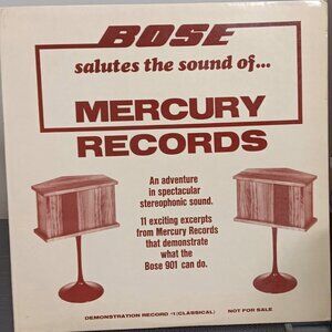 Bose Salutes The Sound Of Mercury Records - Circa 1970